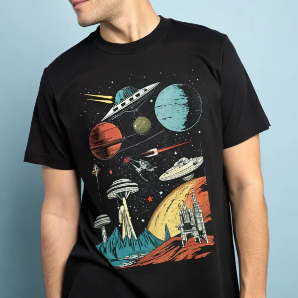 Neon Space Crew Shirt